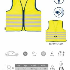 Abus Lumino Reflex - Gilet De Sécurité Pour Enfants -Pièces E-Bike Soldes 2023 Lumino Reflex Vest kids