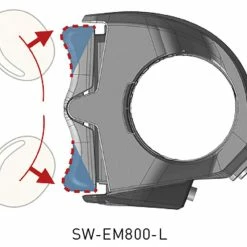 Shimano STEPS SW-EM800-L Unité De Commutation Gauche 5 Shimano STEPS SW-EM800-L Unité De Commutation Gauche -Pièces E-Bike Soldes 2023 Shimano STEPS SW EM800 L Schalter links ISWEM800L c
