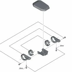 Shimano Écran STEPS SC-E6010 Avec Support -Pièces E-Bike Soldes 2023 Shimano Steps Display SC E6010 mit Halter KSCE6010 c
