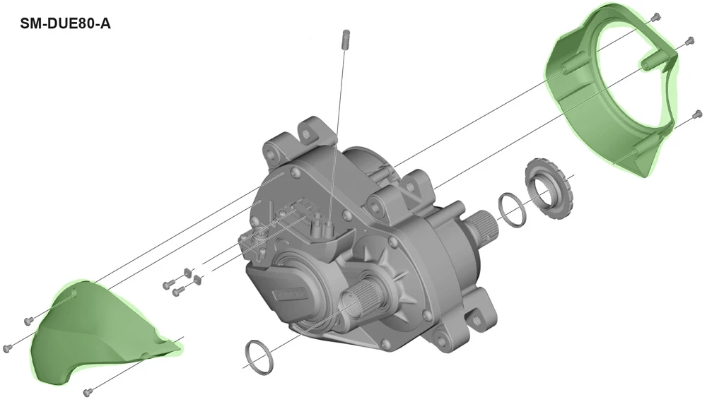 Shimano STEPS SM-DUE80-A Boîtier Pour DU-E8000 Type-A 4 Shimano STEPS SM-DUE80-A Boîtier Pour DU-E8000 Type-A – Image 4
