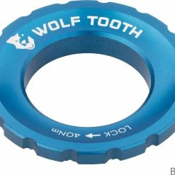 Wolf Tooth Components Centerlock Lockring -Pièces E-Bike Soldes 2023 Wolf Tooth Centerlock Rotor Lockring Blue 3