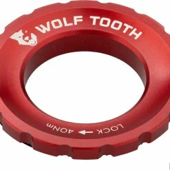 Wolf Tooth Components Centerlock Lockring -Pièces E-Bike Soldes 2023 Wolf Tooth Centerlock Rotor Lockring Red 2