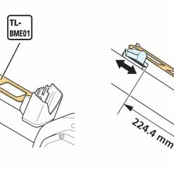 Shimano TL-BME01 Gabarit Pour Support De Batterie STEPS BM-E6010/SM-BME61 -Pièces E-Bike Soldes 2023 Y70W00002SHOMANO4524667918189SchabloneTL BME01fuerSTEPSAkkuhalterBM E6010undSM BME61 a