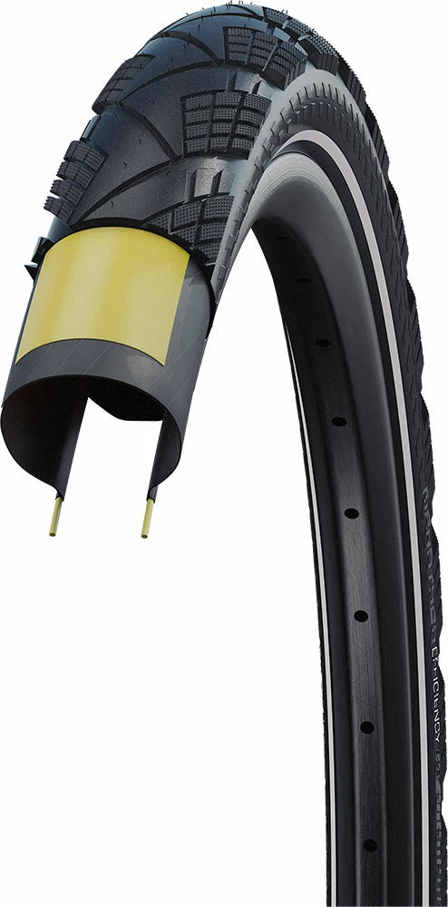 Schwalbe Marathon Efficiency Evo Super Race 28x2,15" Addix E-50 Pneu Pliant Transparent 4 Schwalbe Marathon Efficiency Evo Super Race 28x2,15" Addix E-50 Pneu Pliant Transparent – Image 4